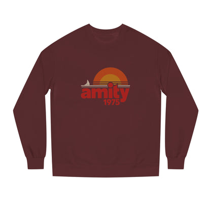 Amity Island 1975 — Jaws-Inspired Retro Sweatshirt (Dark)