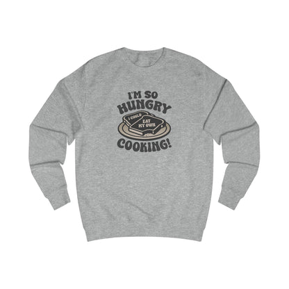I'm So Hungry, I Could Eat My Own Cooking — Retro Sweatshirt (Light)