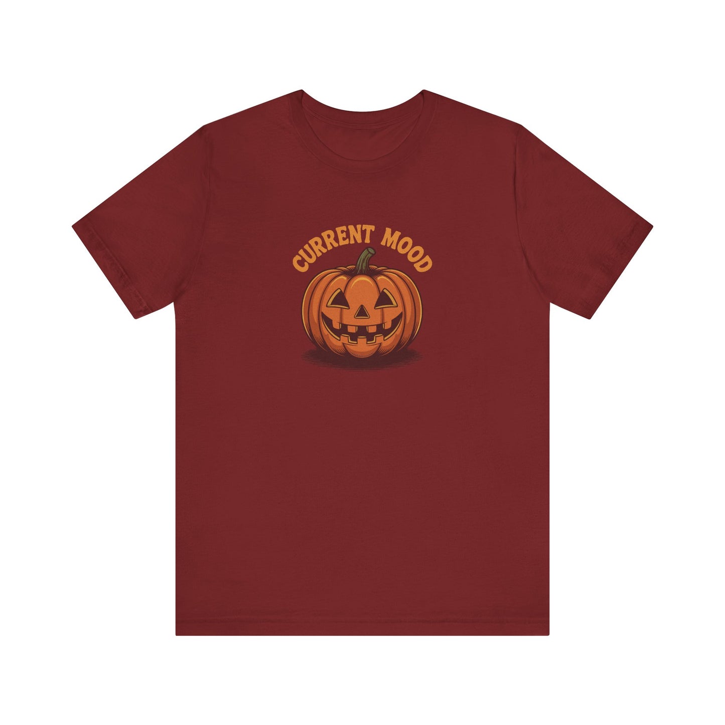 Current Mood (Vintage Jack) — Retro Halloween Tee (Dark)
