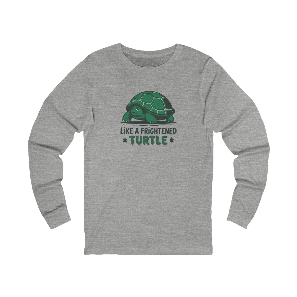 Like a Frightened Turtle — George Costanza Shrinkage Long Sleeve (Light)
