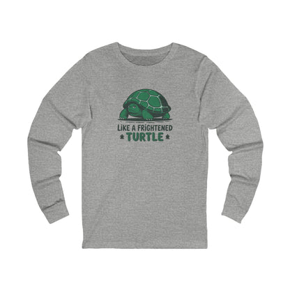Like a Frightened Turtle — George Costanza Shrinkage Long Sleeve (Light)