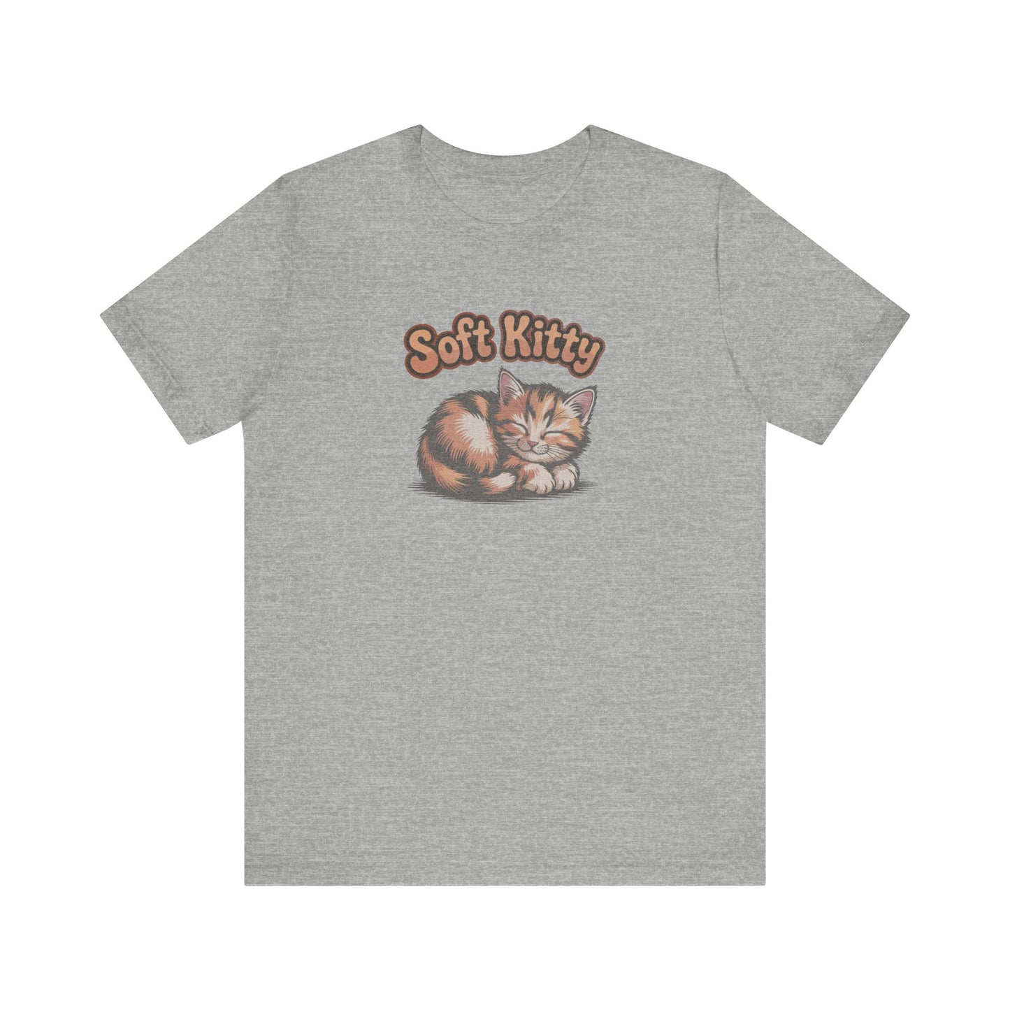 Soft Kitty Sick-Day Lullaby — Big Bang Theory Retro Tee (Light)