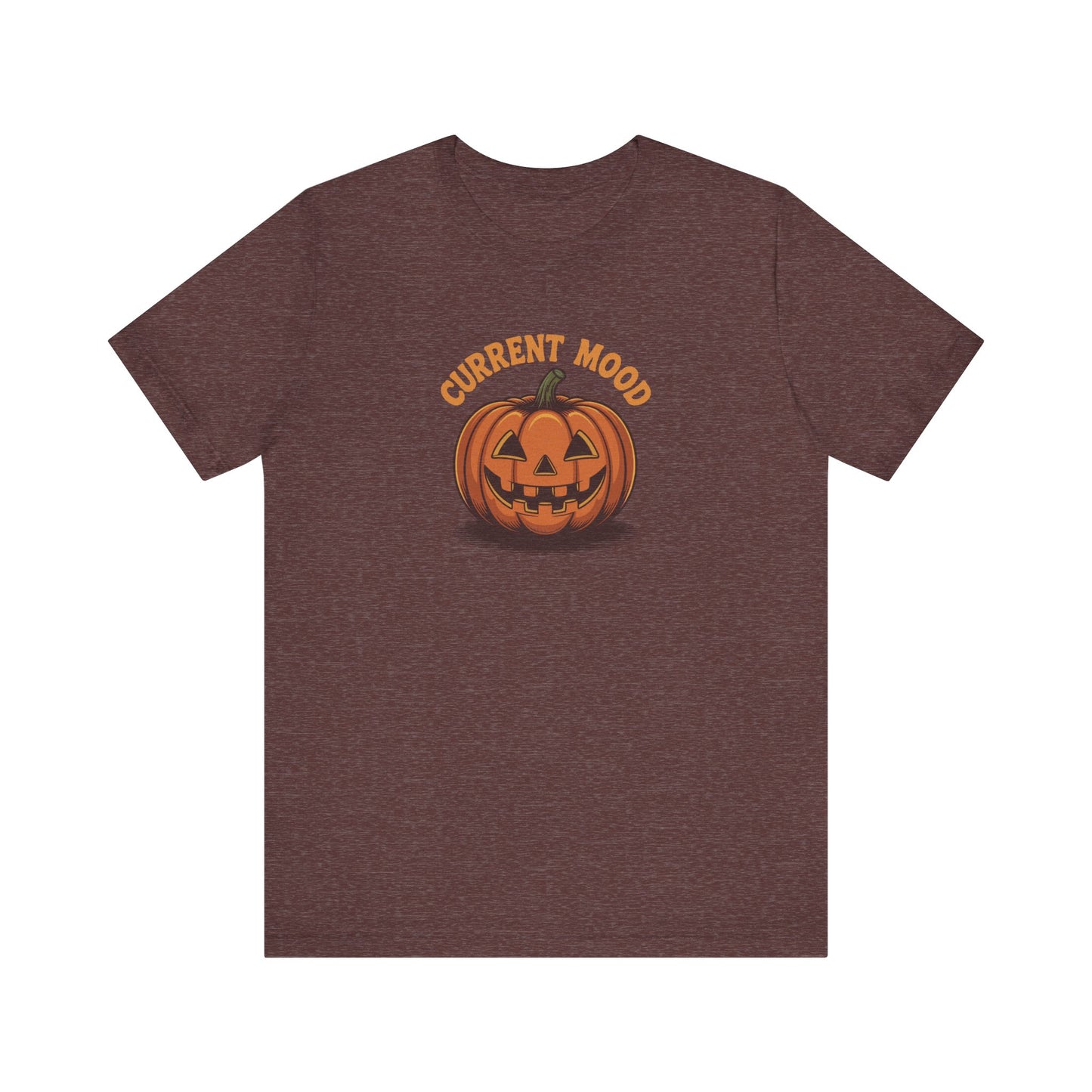 Current Mood (Vintage Jack) — Retro Halloween Tee (Dark)