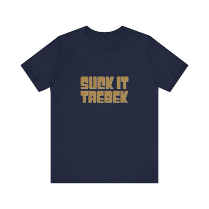 Suck It Trebek — SNL Celebrity Jeopardy Sketch Retro Tee (Dark)