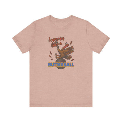 Like a Butterball — Miley Cyrus Thanksgiving Parody Retro Tee (Light)