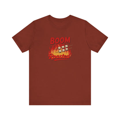 Boom, Roasted — Michael Scott Retro Tee (Dark)