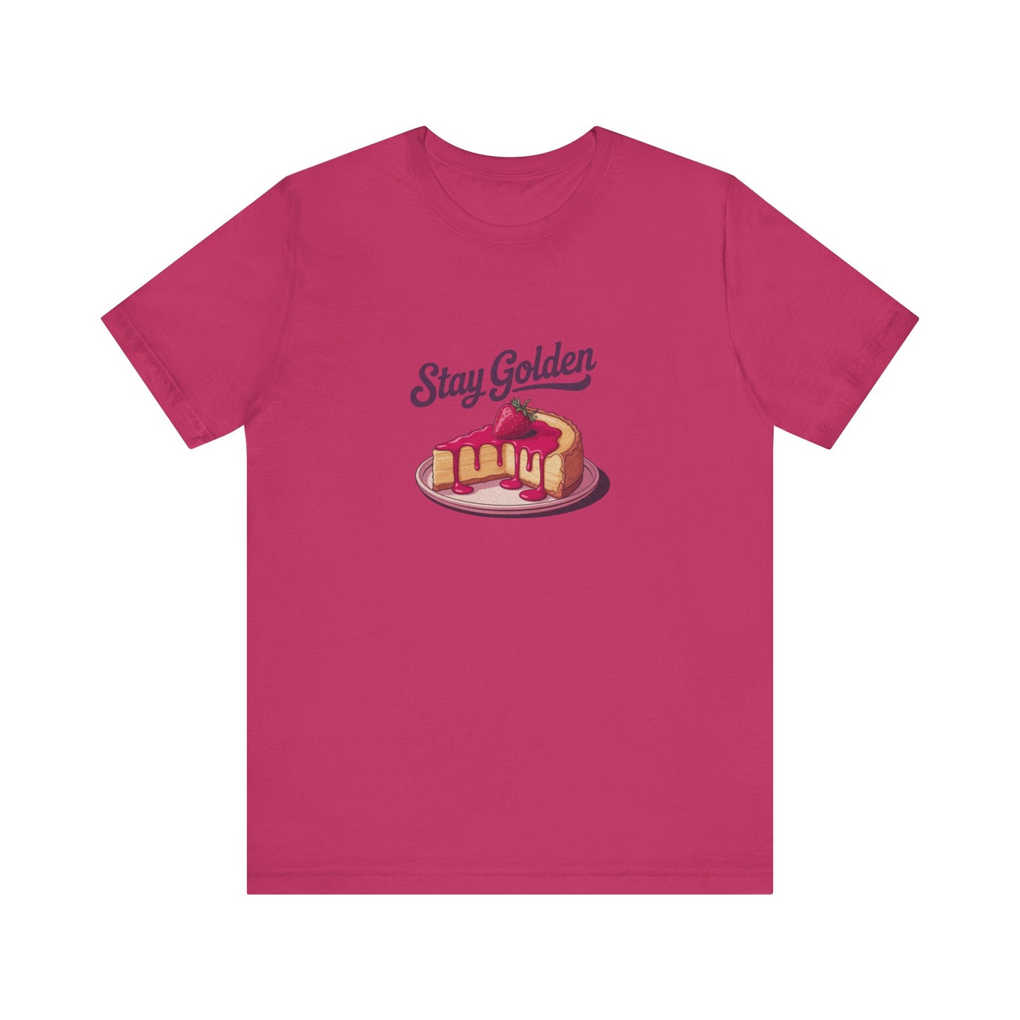 Stay Golden — Retro Cheesecake Graphic Tee (Light)