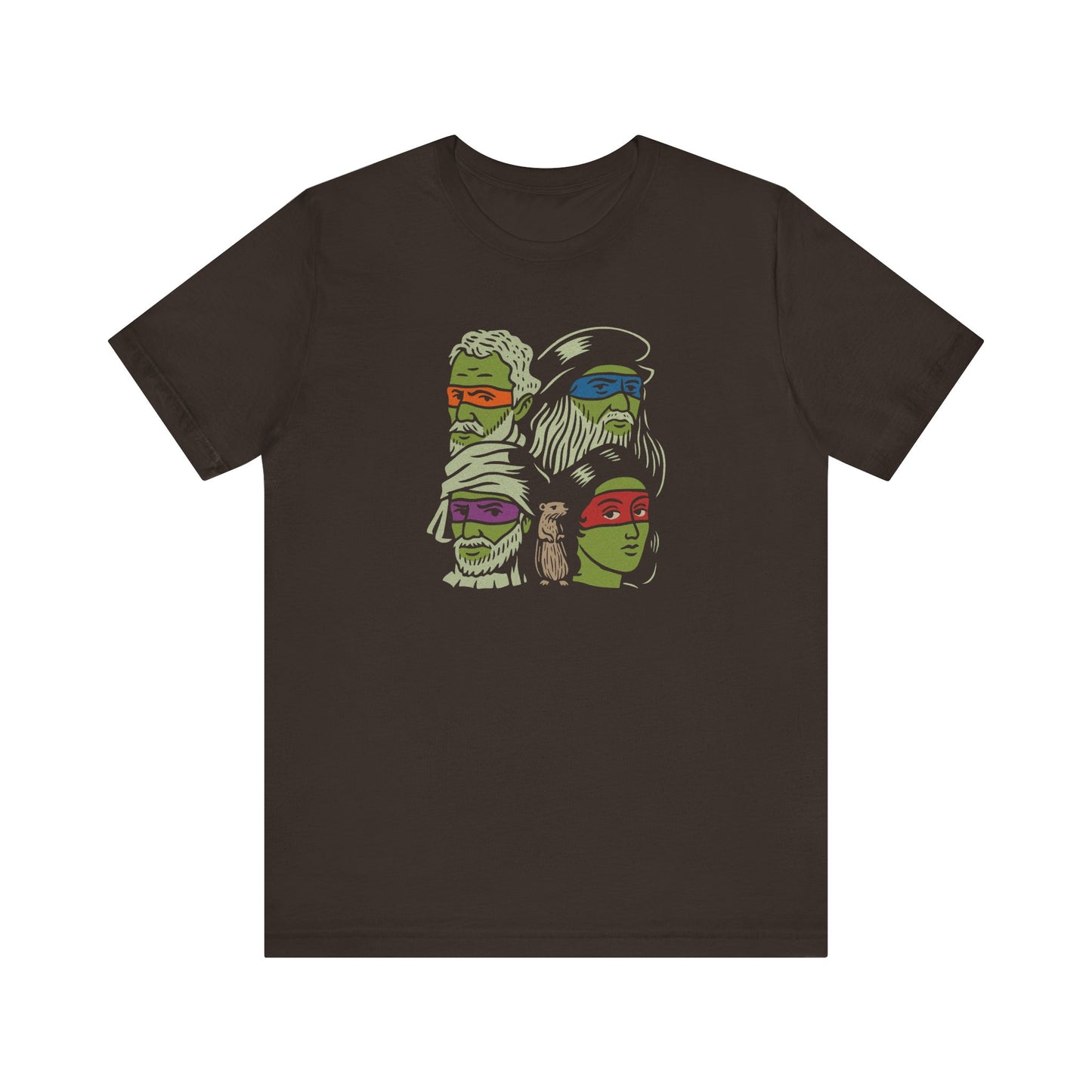 Renaissance Ninja Turtles — TMNT Retro Tee (Dark)