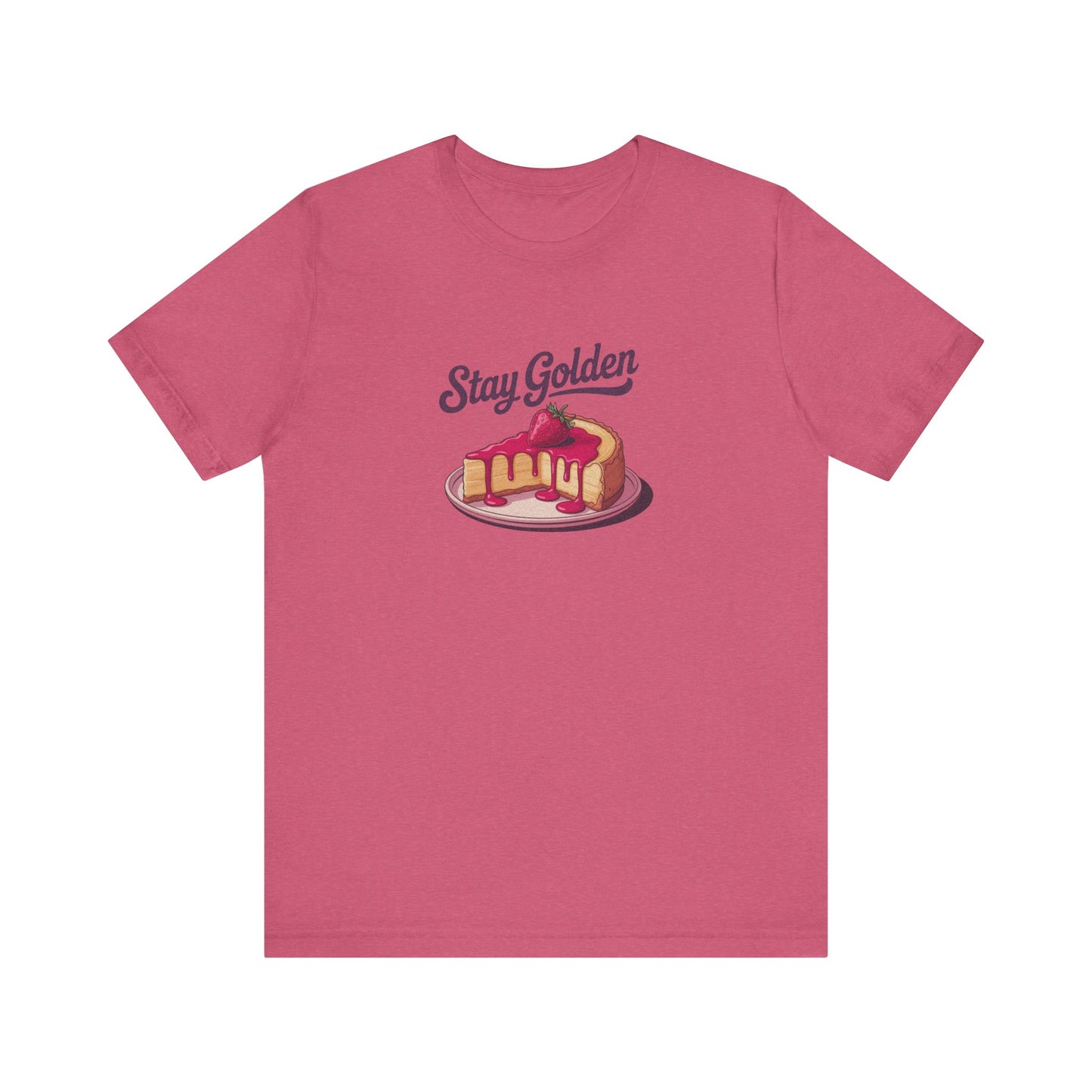 Stay Golden — Retro Cheesecake Graphic Tee (Light)