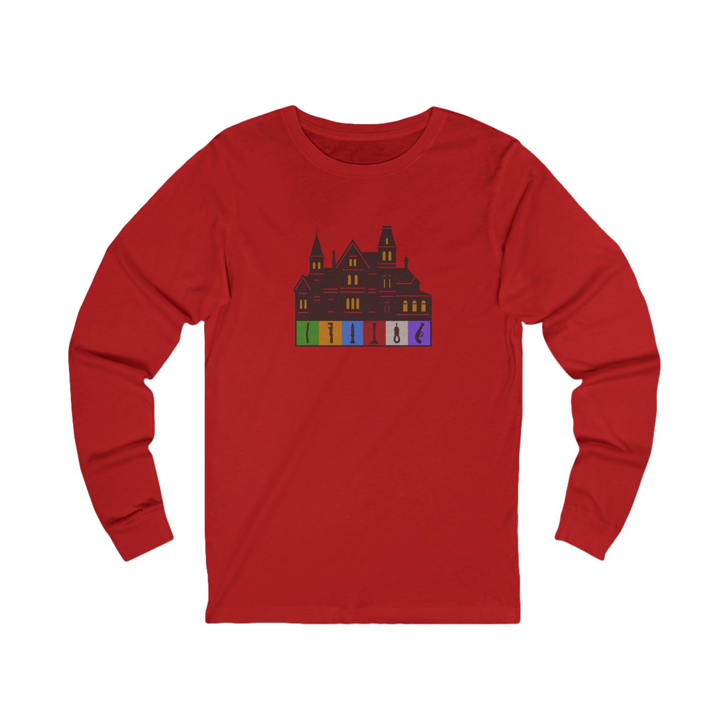 Welcome to Hill House (Off Route 41) — Clue Retro Long Sleeve (Light)