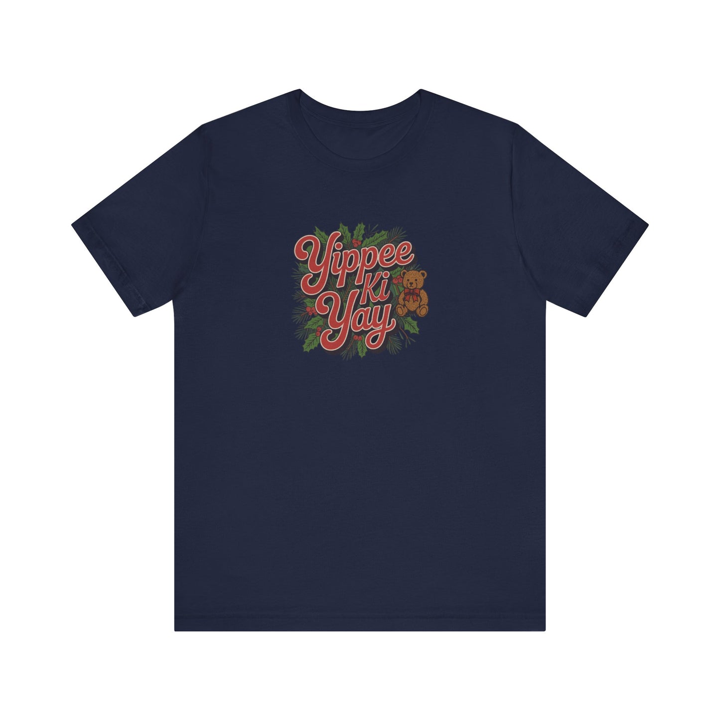 Yippee Ki Yay — Die Hard Retro Christmas Tee (Dark)
