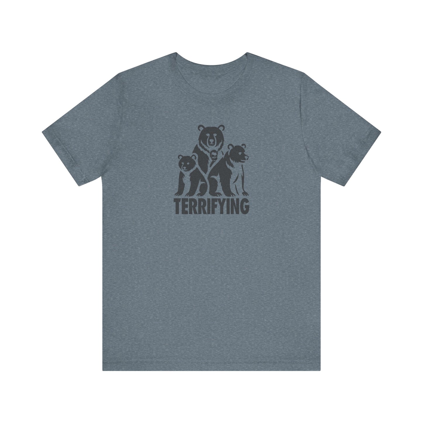 Bears Are Terrifying — Retro Silhouette Tee (Light)
