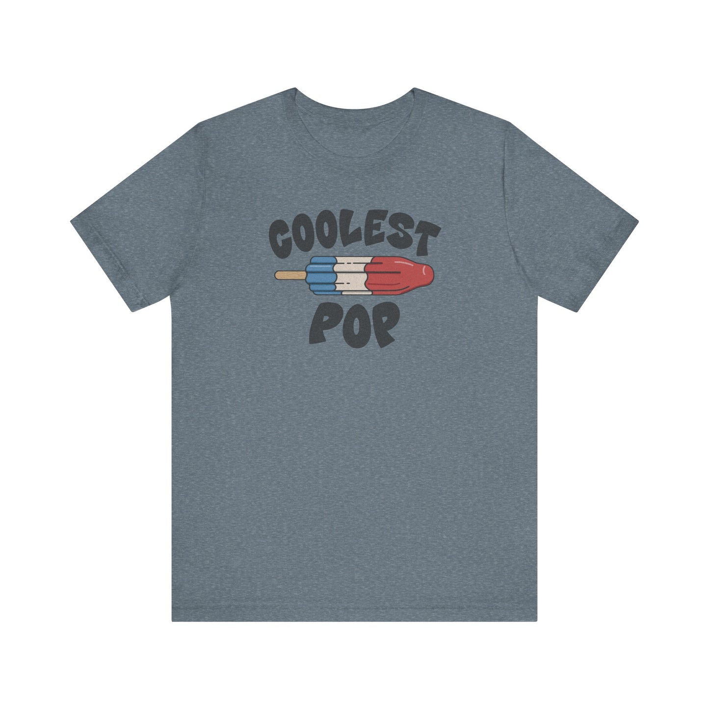 Coolest Pop Shirt — Funny Dad Gift, Retro Ice Pop Tee