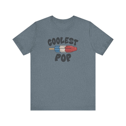 Coolest Pop Shirt — Funny Dad Gift, Retro Ice Pop Tee