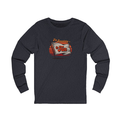 I'm Surrendering to Fun — Fun with Flags Retro Long Sleeve (Dark)
