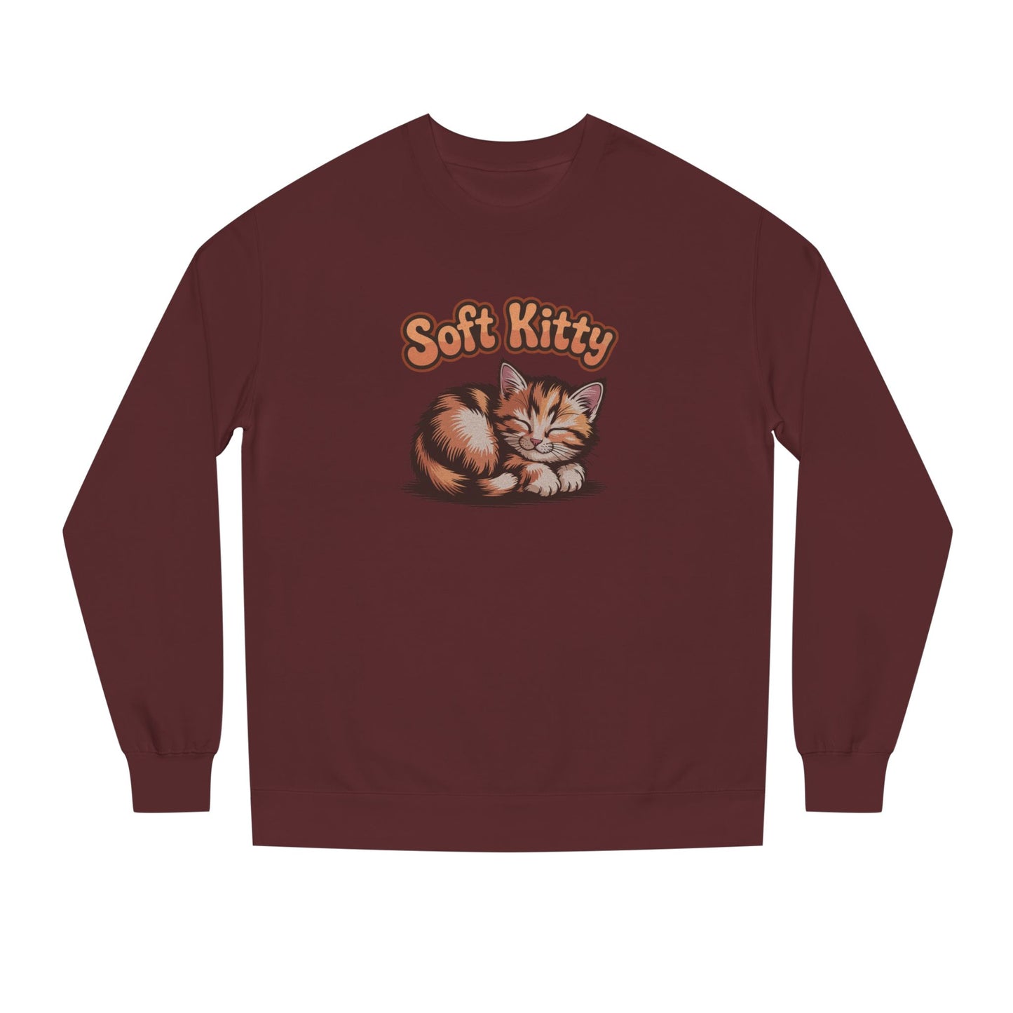 Soft Kitty Sick-Day Lullaby — Big Bang Theory Retro Sweatshirt (Dark)