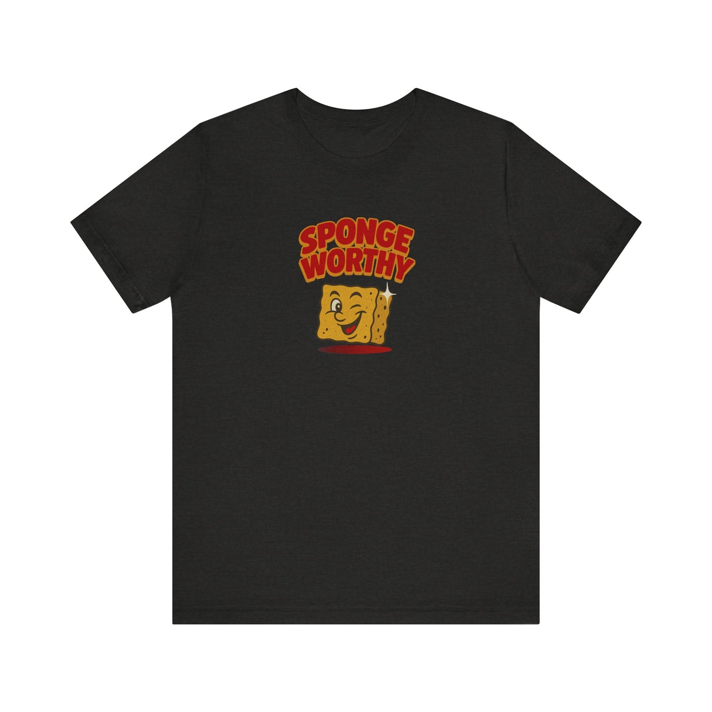 Spongeworthy — Seinfeld Retro Cartoon Tee (Dark)