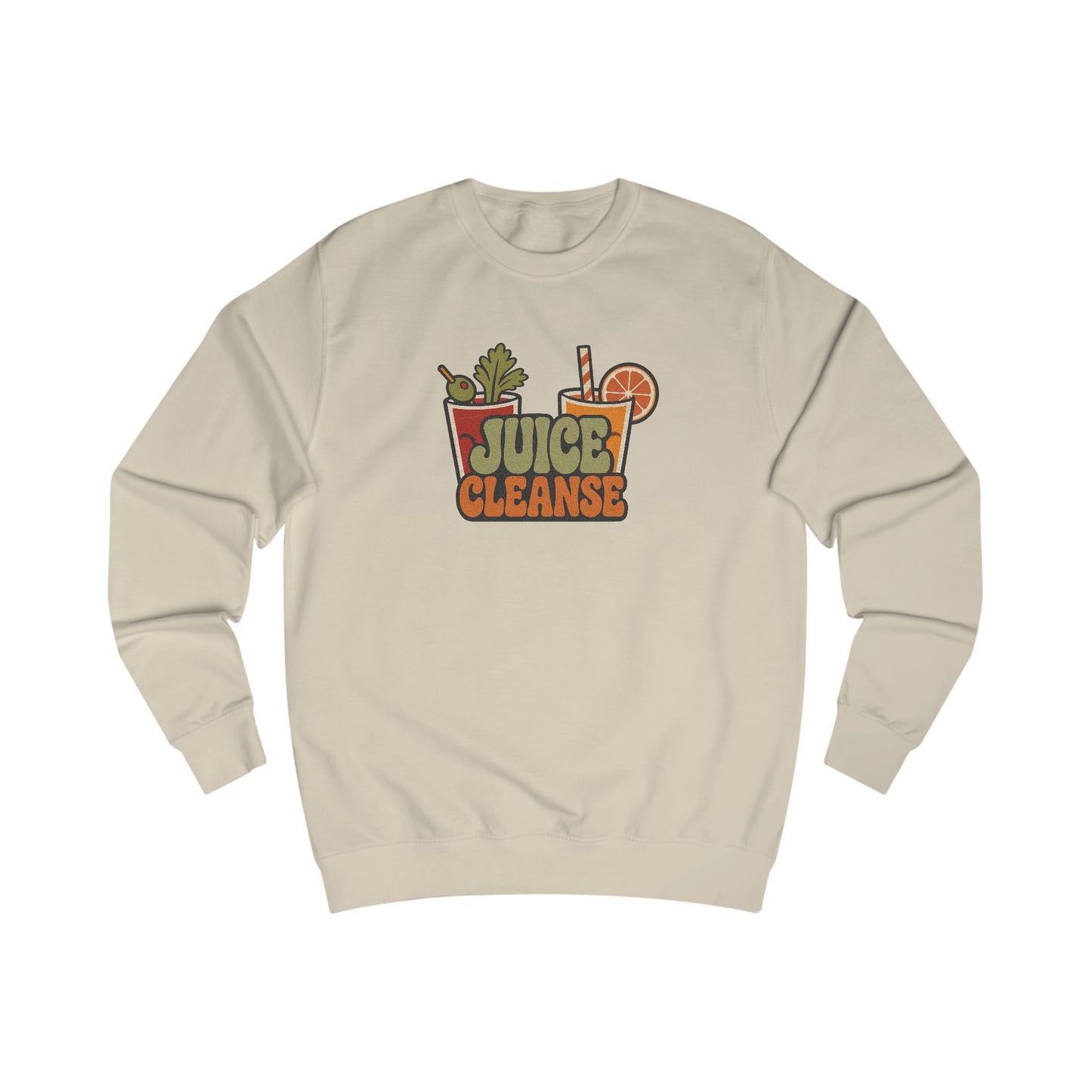 Juice Cleanse Liquid Diet — Boozy Brunch Retro Sweatshirt (Light)