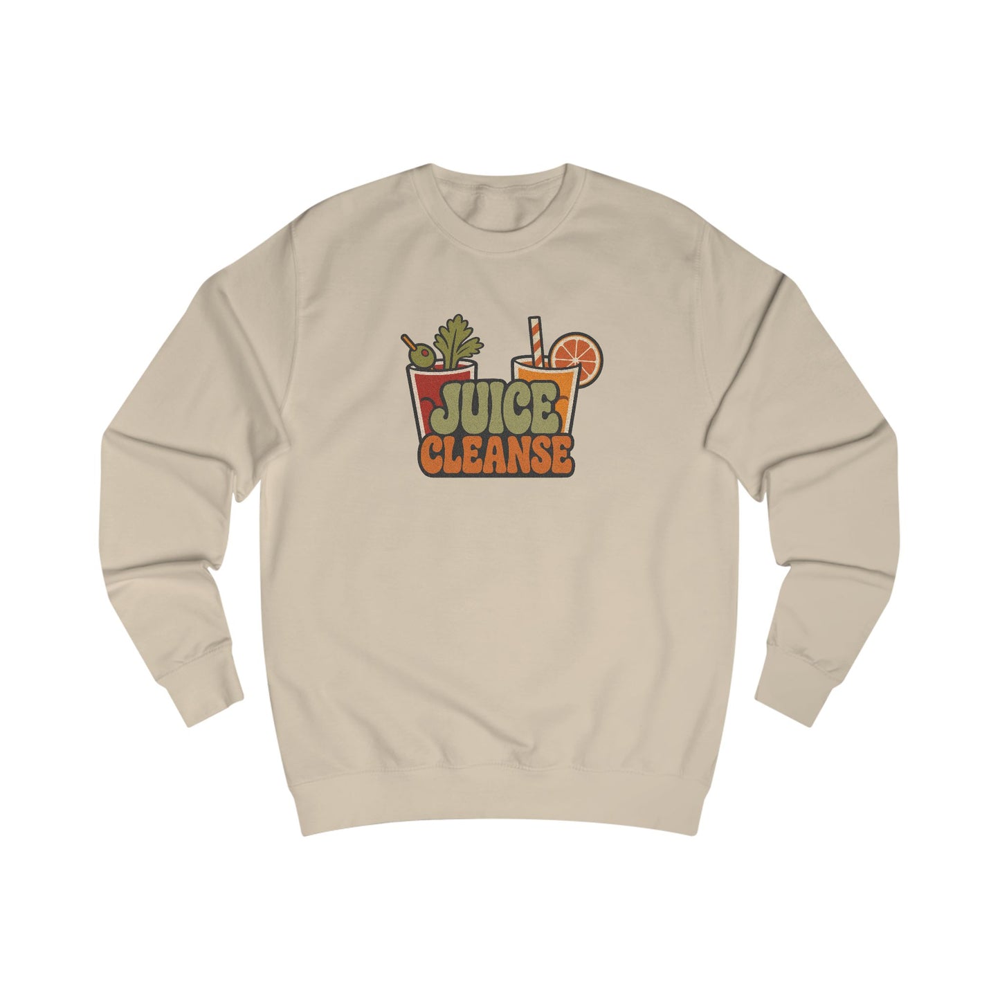 Juice Cleanse Liquid Diet — Boozy Brunch Retro Sweatshirt (Light)