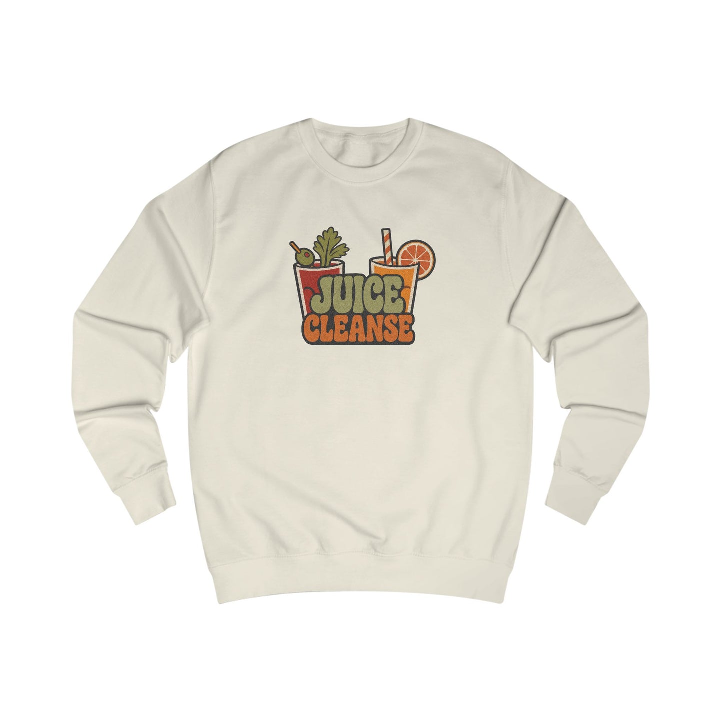 Juice Cleanse Liquid Diet — Boozy Brunch Retro Sweatshirt (Light)