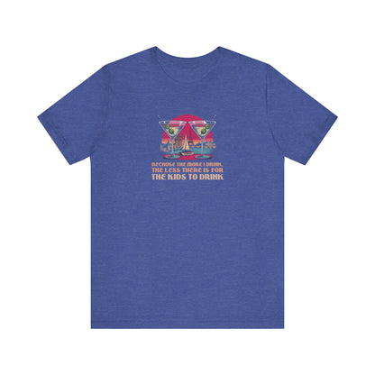 Open Bar (for the Kids) — Friends Retro Tee (Dark)