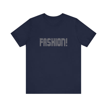 FASHION! — Psych Faux Rhinestones Retro Tee (Dark)