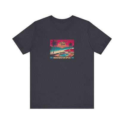 Del Boca Vista (Move Here For Spite!) — Seinfeld Retro Tee (Dark)