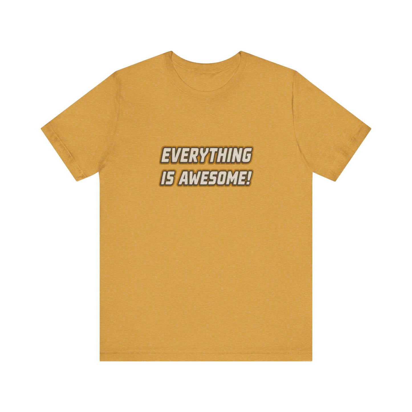 Everything is Awesome! — The LEGO Movie-Inspired Retro Tee (Light)