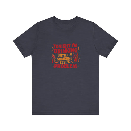 The Problem is Coming From Inside the Bar — Retro Tee (Dark)