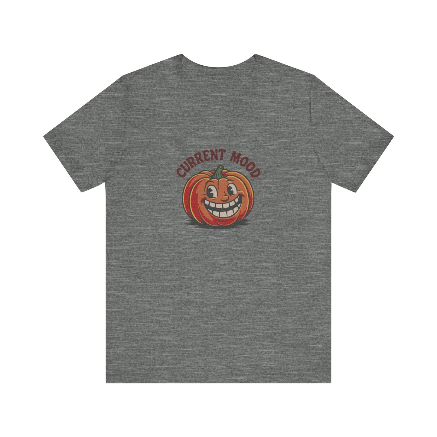 Current Mood (Toothy Jack) — Retro Halloween Tee (Light)