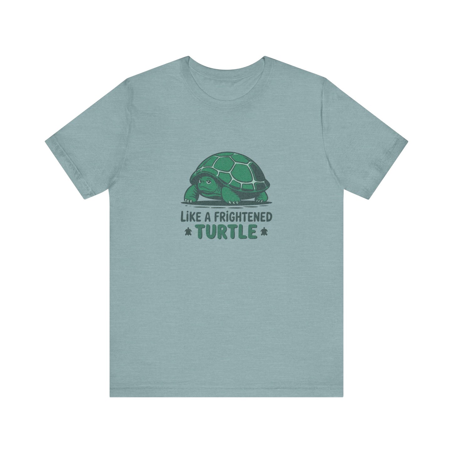 Like a Frightened Turtle — George Costanza Shrinkage Retro Tee (Light)