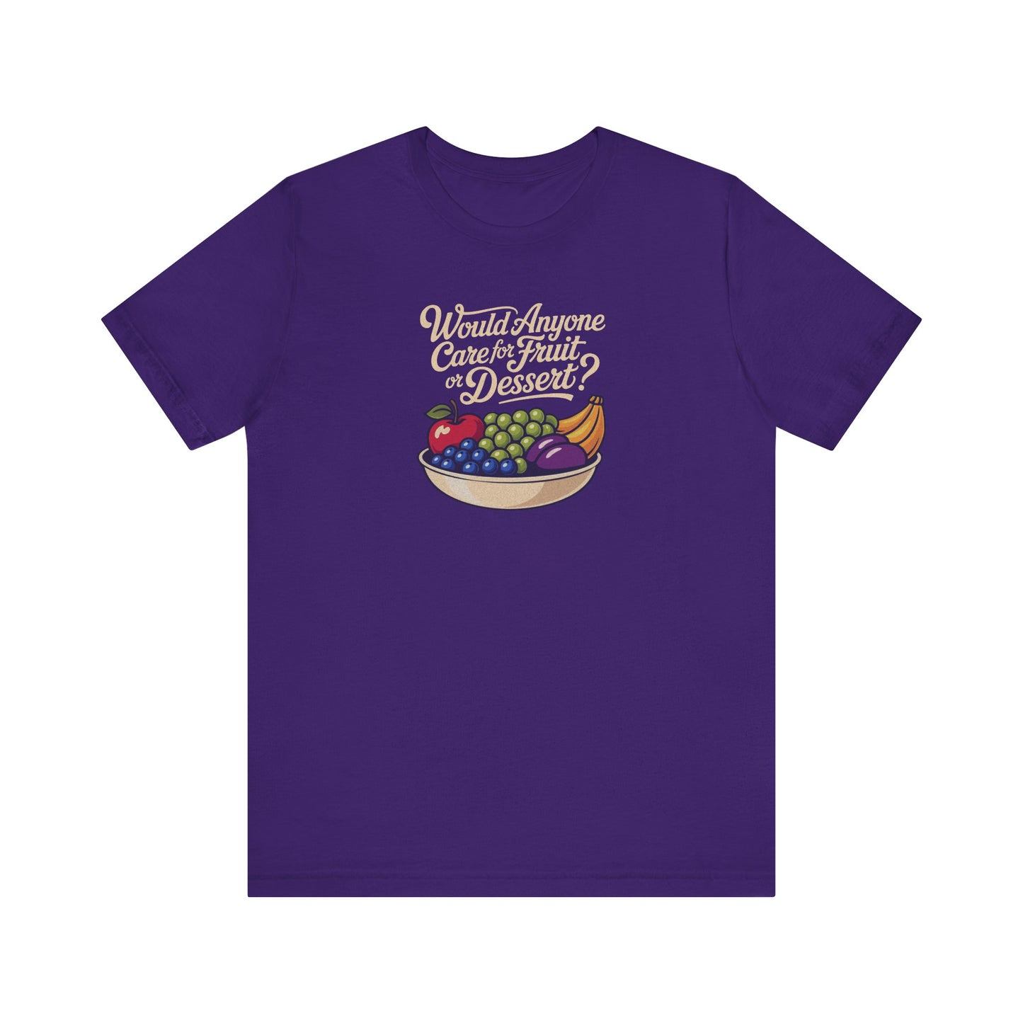 Would Anyone Care for Fruit or Dessert? — Clue Retro Tee (Dark)