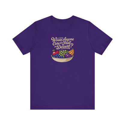 Would Anyone Care for Fruit or Dessert? — Clue Retro Tee (Dark)