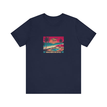 Del Boca Vista (Move Here For Spite!) — Seinfeld Retro Tee (Dark)