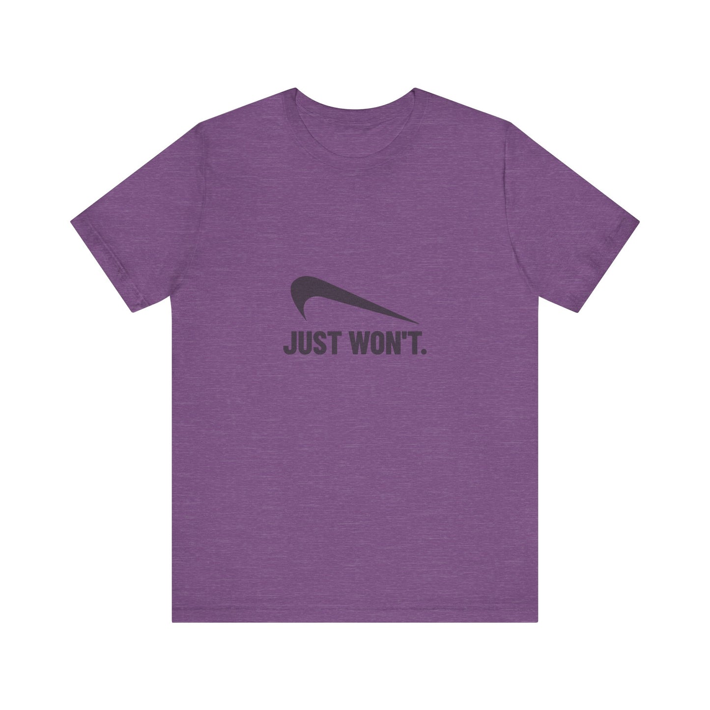 Just Won’t Athletic Parody — Retro Workout Tee (Light)