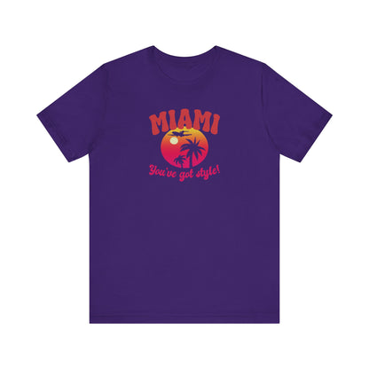 Miami, You've Got Style! — Golden Girls Retro Tee (Dark)