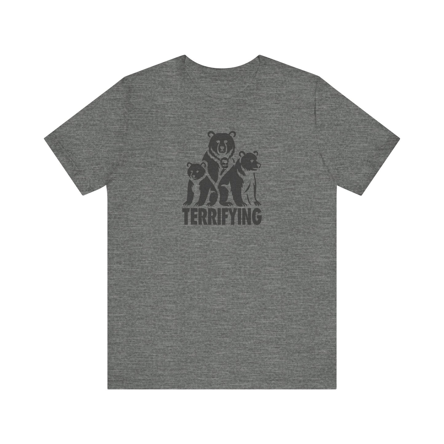 Bears Are Terrifying — Retro Silhouette Tee (Light)