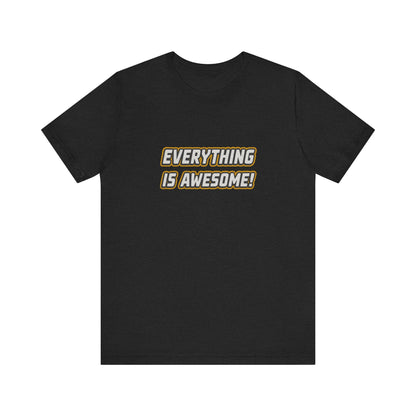 Everything is Awesome! — The LEGO Movie-Inspired Retro Tee (Dark)