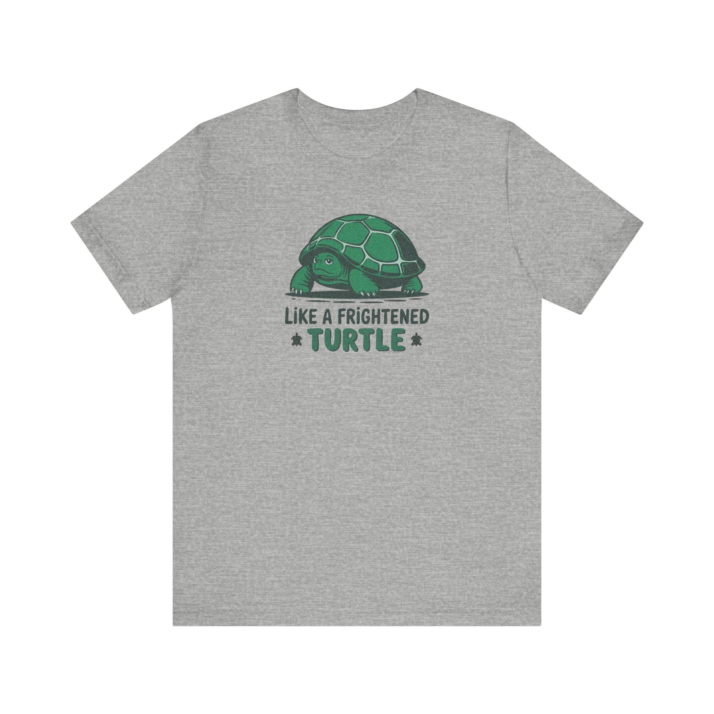 Like a Frightened Turtle — George Costanza Shrinkage Retro Tee (Light)