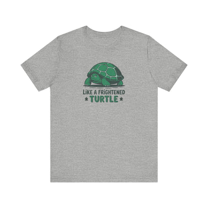 Like a Frightened Turtle — George Costanza Shrinkage Retro Tee (Light)