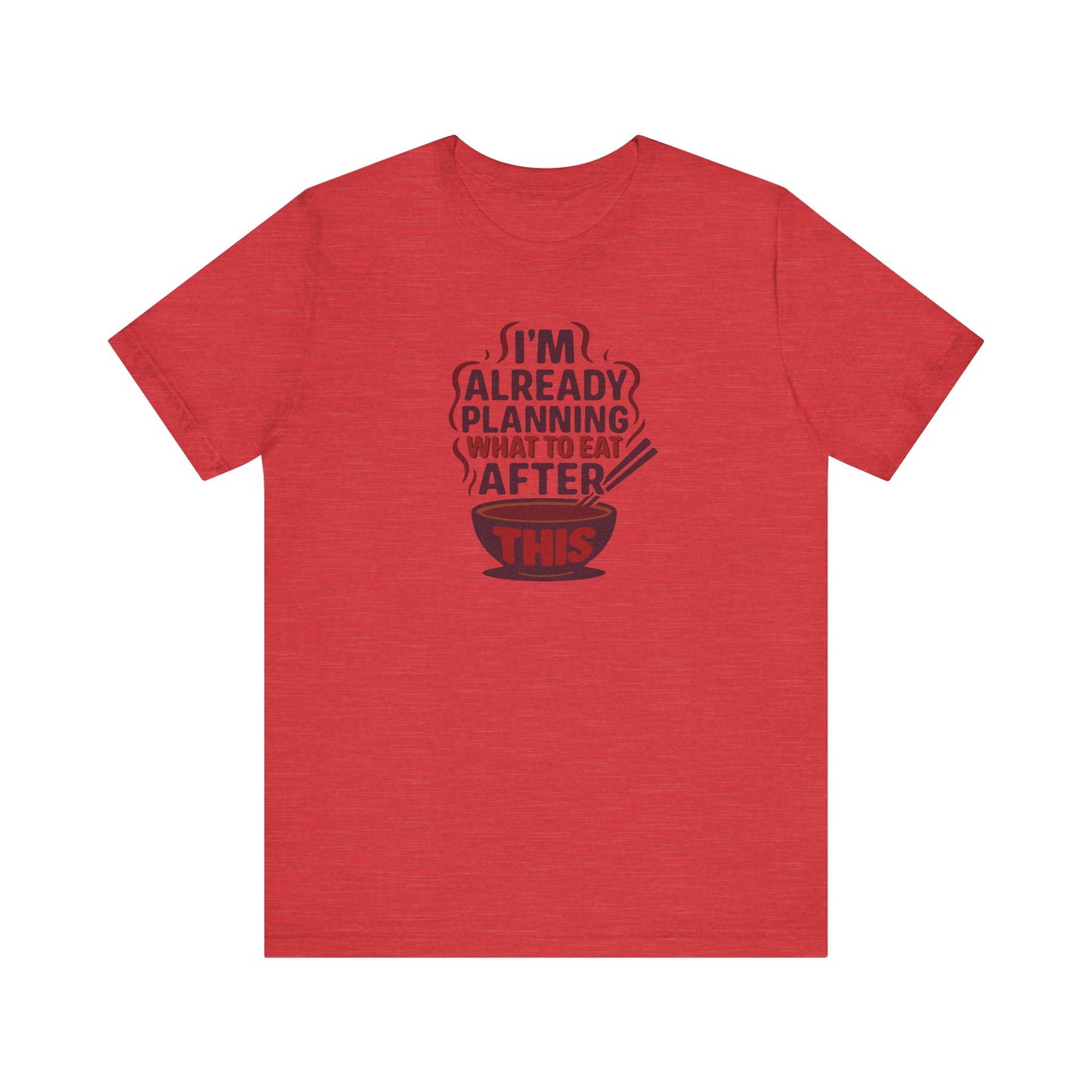 Planning What to Eat After This — Retro Foodie Tee (Light)