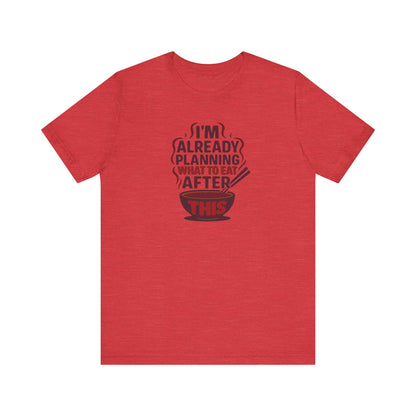 Planning What to Eat After This — Retro Foodie Tee (Light)