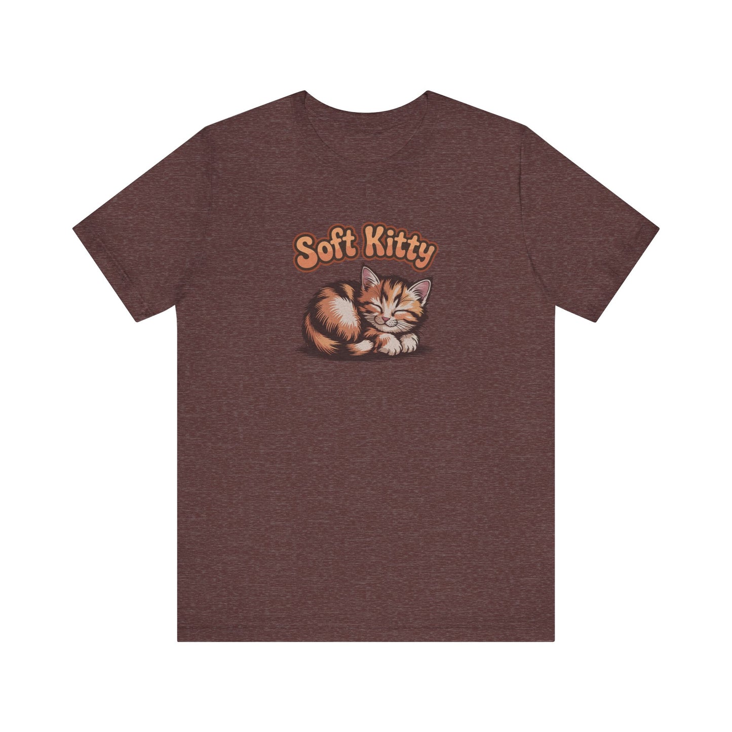 Soft Kitty Sick-Day Lullaby — Big Bang Theory Retro Tee (Dark)