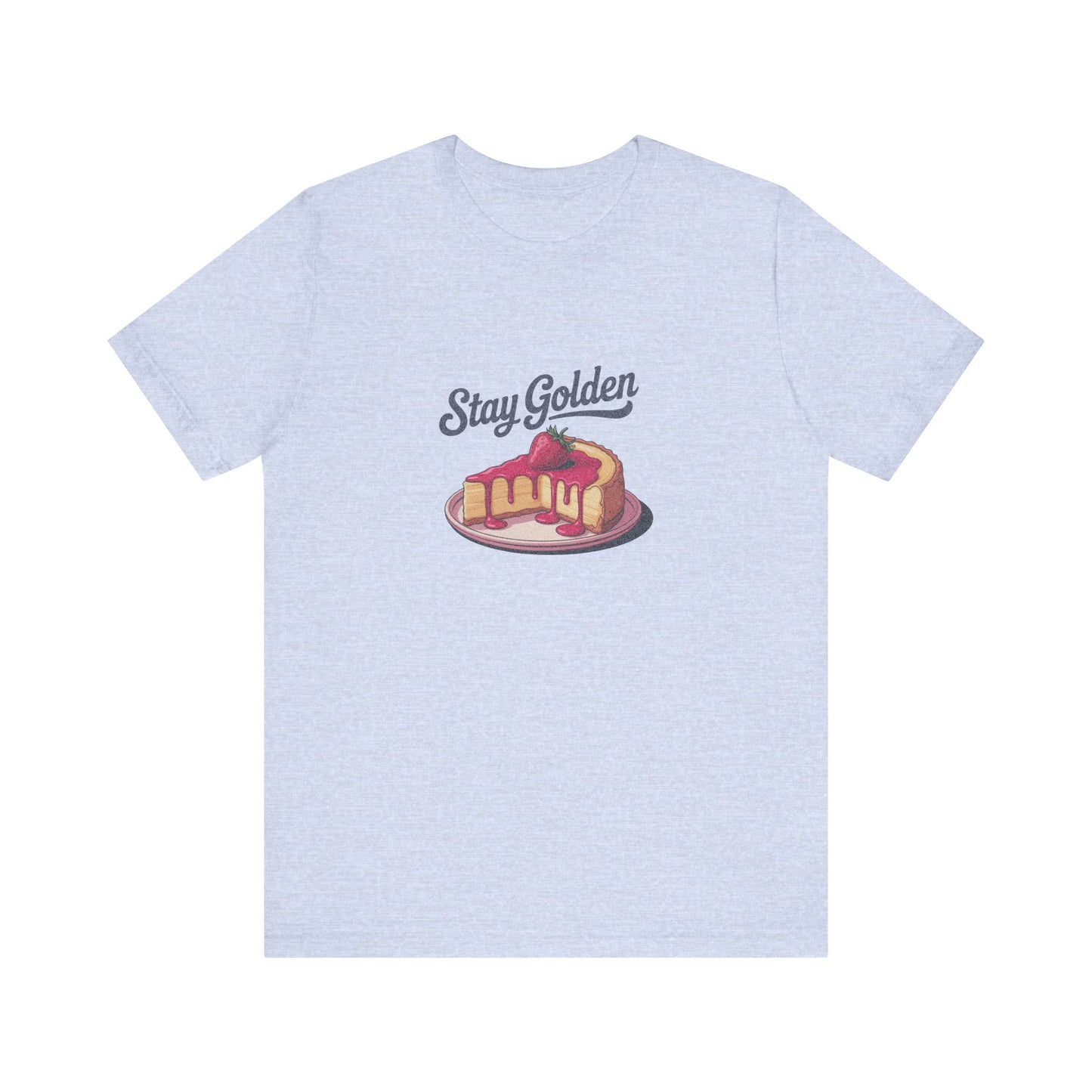 Stay Golden — Retro Cheesecake Graphic Tee (Light)