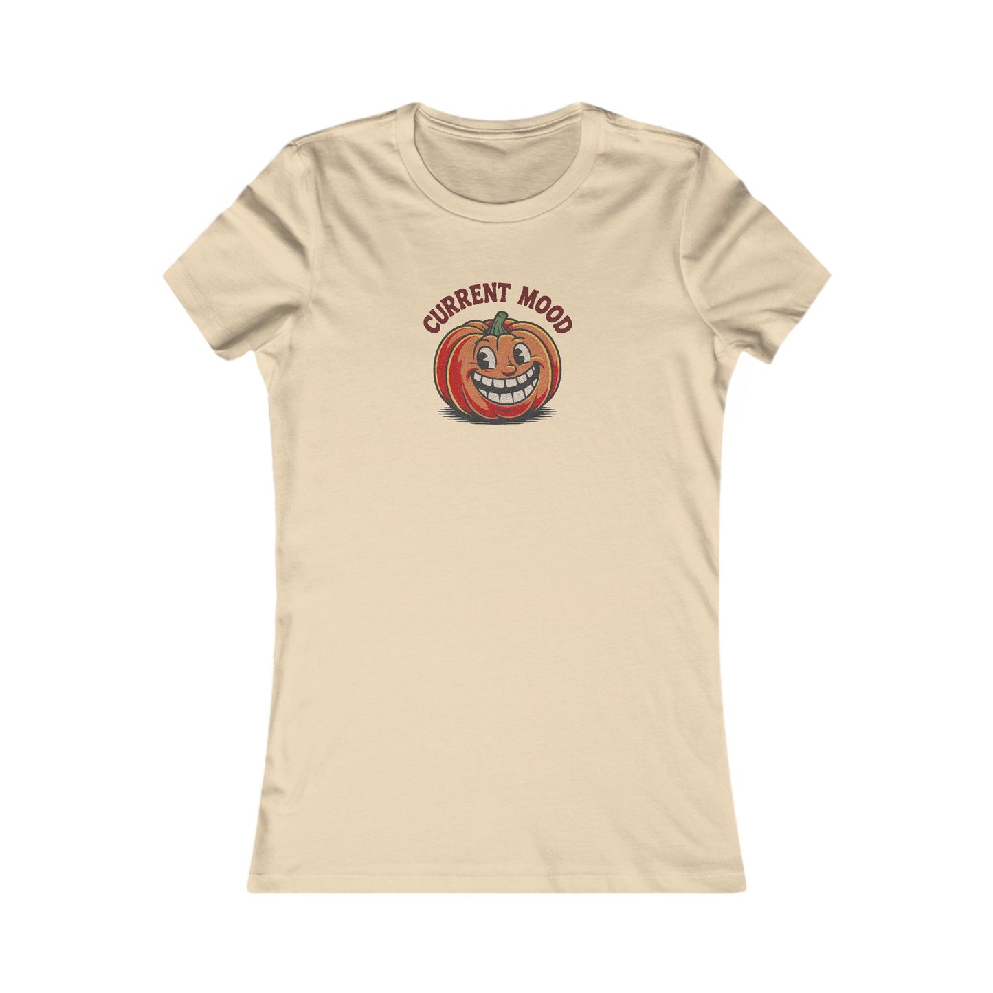 Current Mood (Toothy Jack) — Retro Halloween Women's Tee (Light)