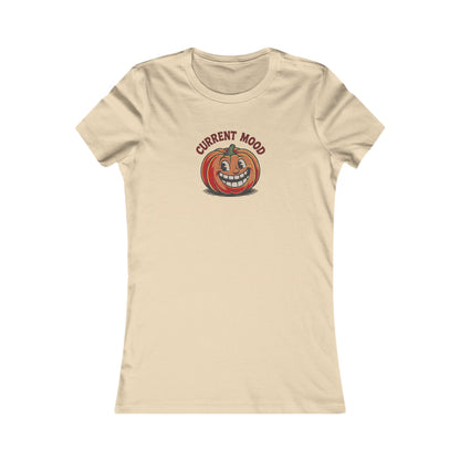 Current Mood (Toothy Jack) — Retro Halloween Women's Tee (Light)