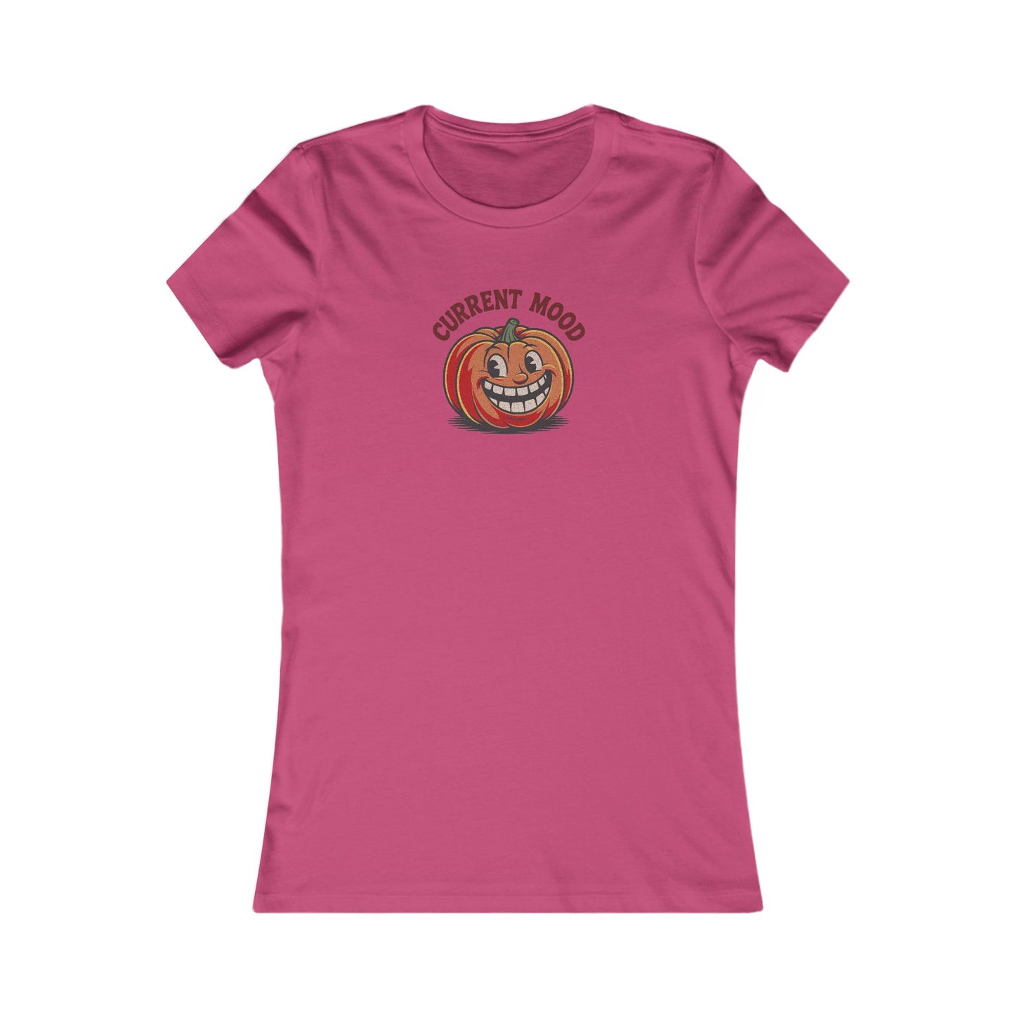 Current Mood (Toothy Jack) — Retro Halloween Women's Tee (Light)