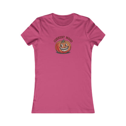 Current Mood (Toothy Jack) — Retro Halloween Women's Tee (Light)