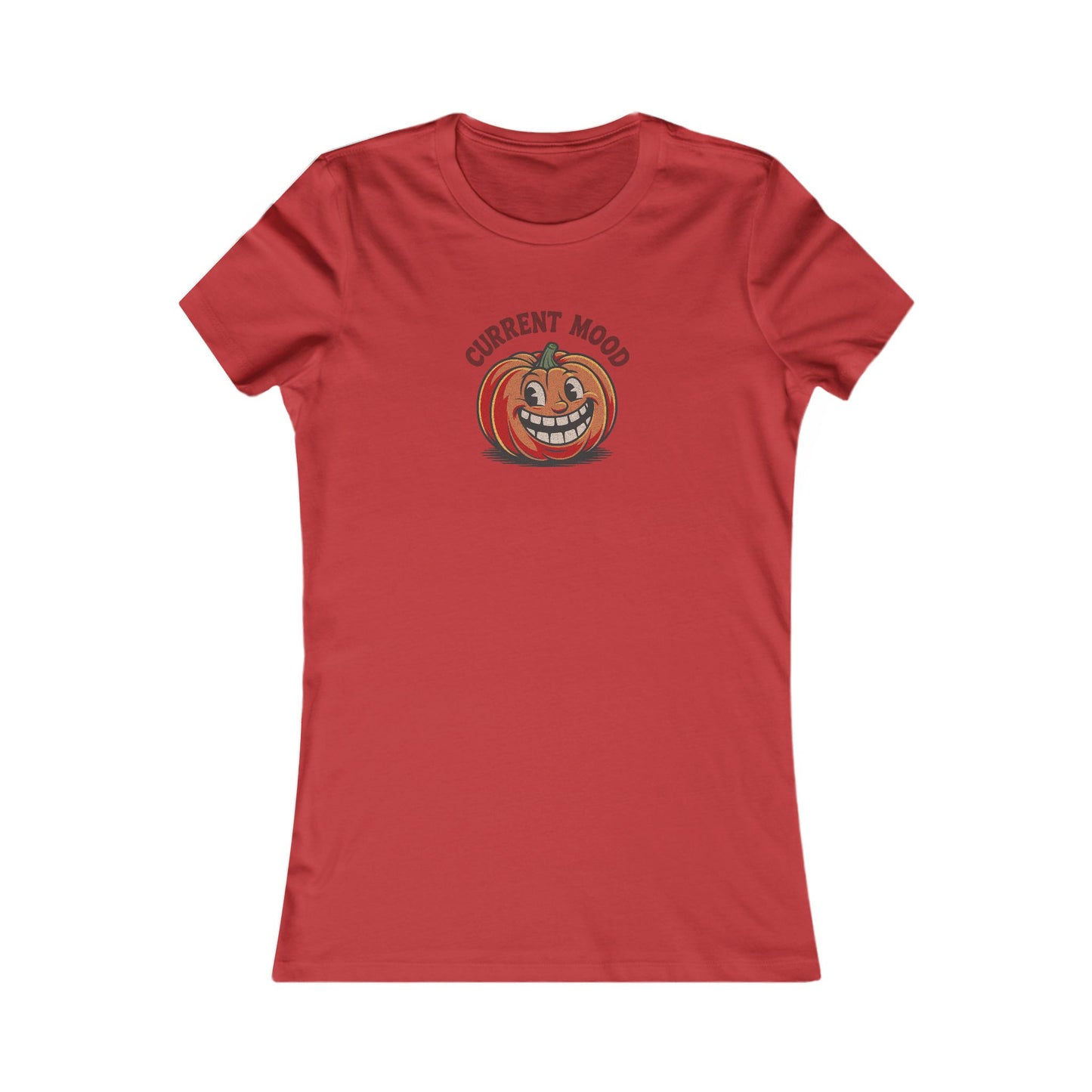 Current Mood (Toothy Jack) — Retro Halloween Women's Tee (Light)