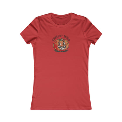Current Mood (Toothy Jack) — Retro Halloween Women's Tee (Light)